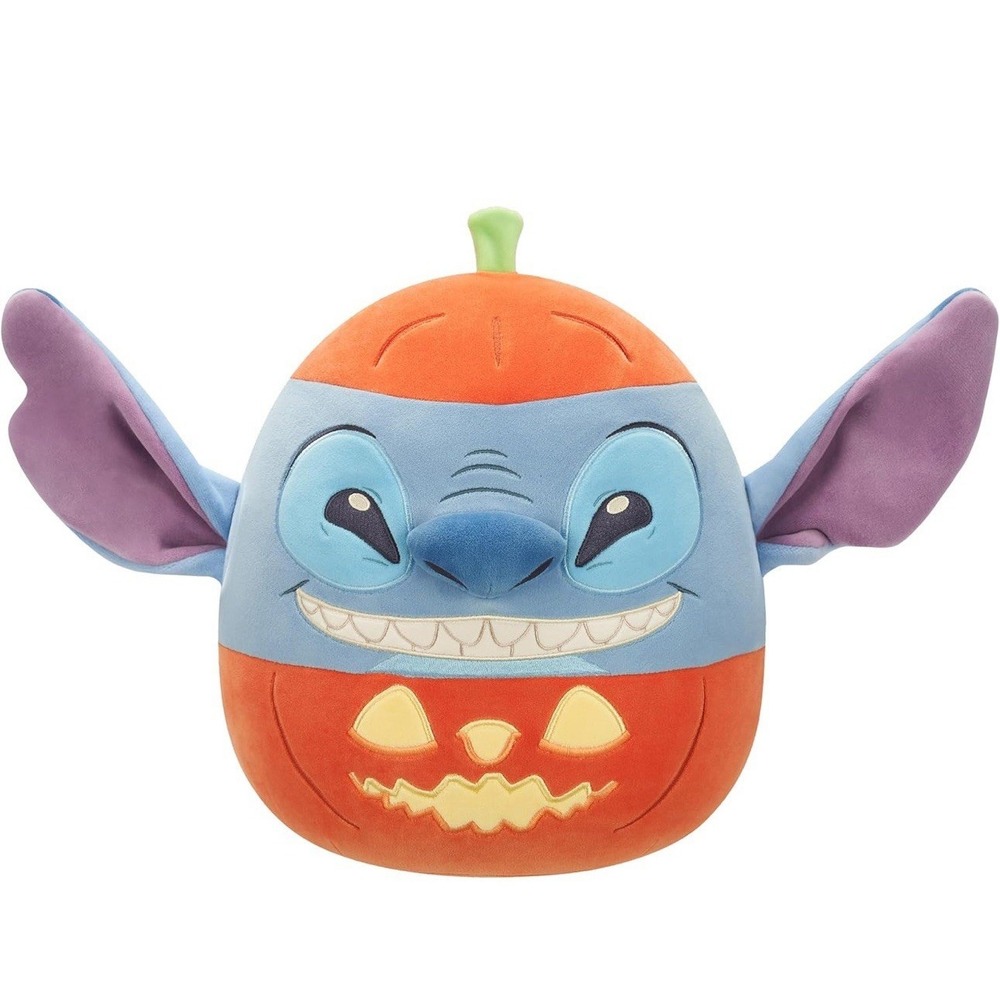 Squishmallows Original 12" Disney‎ Stitch In Pumpkin  Halloween Fall NEW